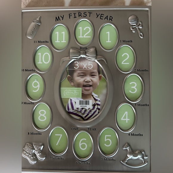 Baby’s First Year Picture Frame Multi Photo -Green Tree Gallery- - Picture 2 of 7